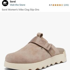 Sorel Women's Beige Viibe Clogs